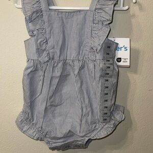 Carter's Navy Striped Bodysuit